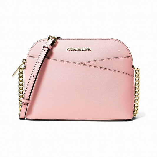Michael Kors Jet Set Travel Medium Dome Crossbody Bag - POWDER BLUSH