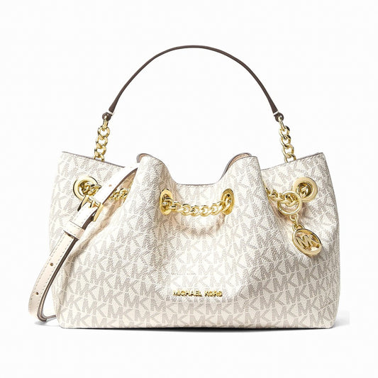 Michael Kors Mina Small Signature Logo Crossbody Bag - LT CRM MULTI