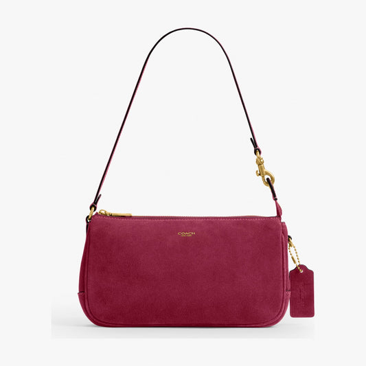 Coach Plaza Bag - Brass/Dark Fuchsia
