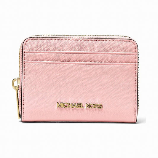Michael Kors Jet Set Travel Medium Saffiano Leather Wallet - POWDER BLUSH