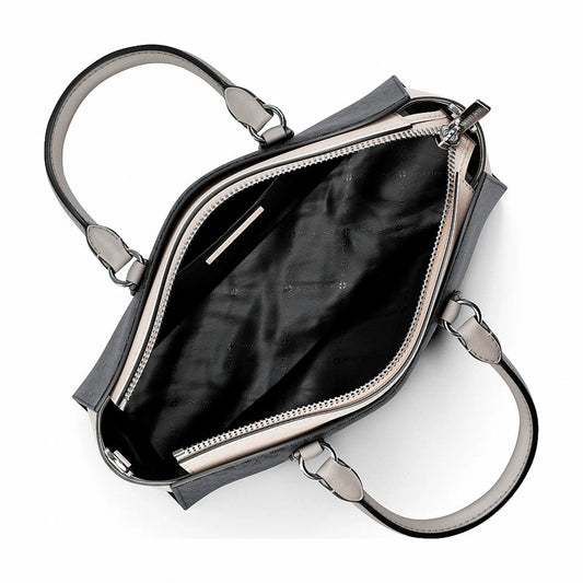 Michael Kors Arden Small Color-Block Signature Logo Messenger Bag - BLACK COMBO