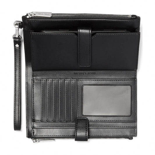 Michael Kors Jet Set Logo Smartphone Wallet - BLACK