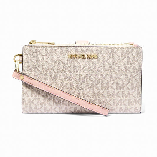 Michael Kors Jet Set Travel Signature Logo Smartphone Wallet - PWD BLSH MLT