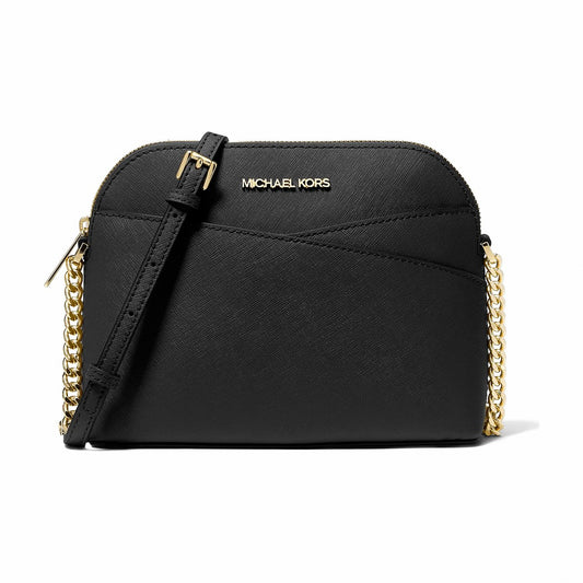 Michael Kors Jet Set Travel Medium Dome Crossbody Bag - BLACK