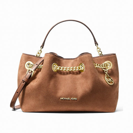 Michael Kors Mina Small Crossbody Bag - LUGGAGE