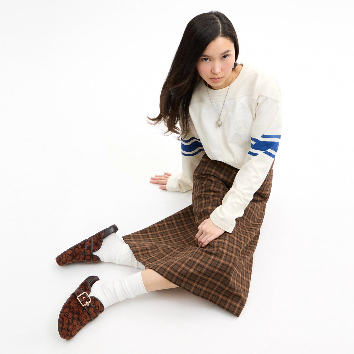 Coach Archival Buckle Clog In Signature Chenille - Truffle