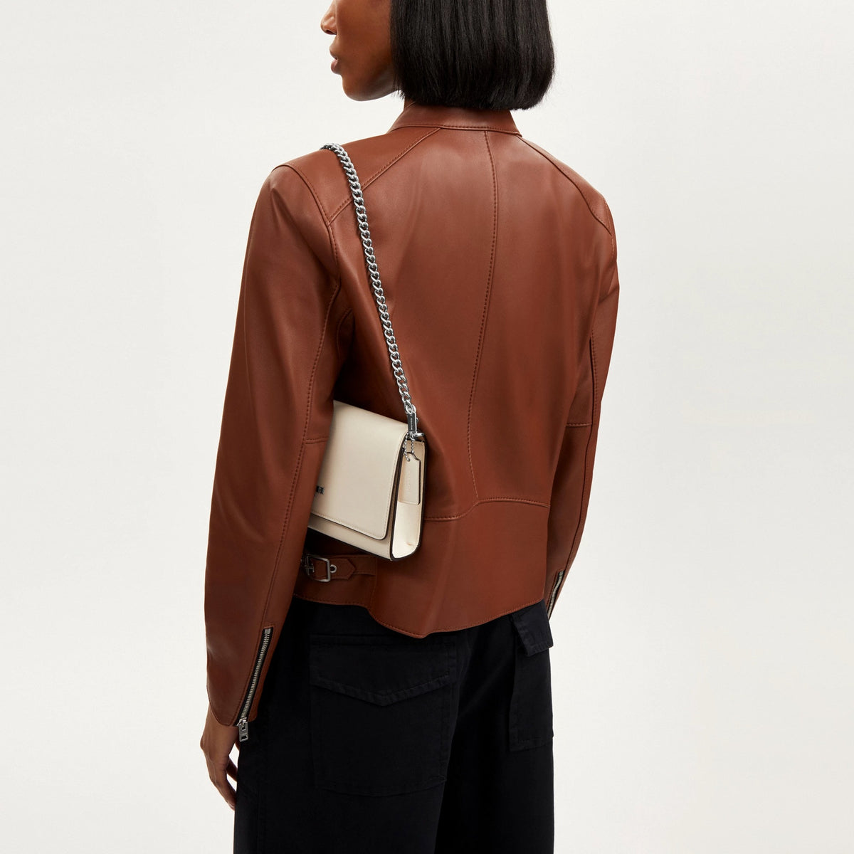 Coach Chain Shoulder Strap - Silver/Silver