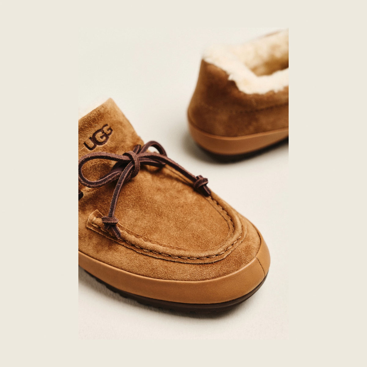 UGG Quill Slip-on Moccasins - Chestnut