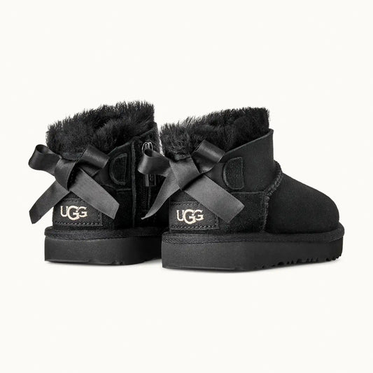 UGG Ultra Mini Bailey Bow - Black