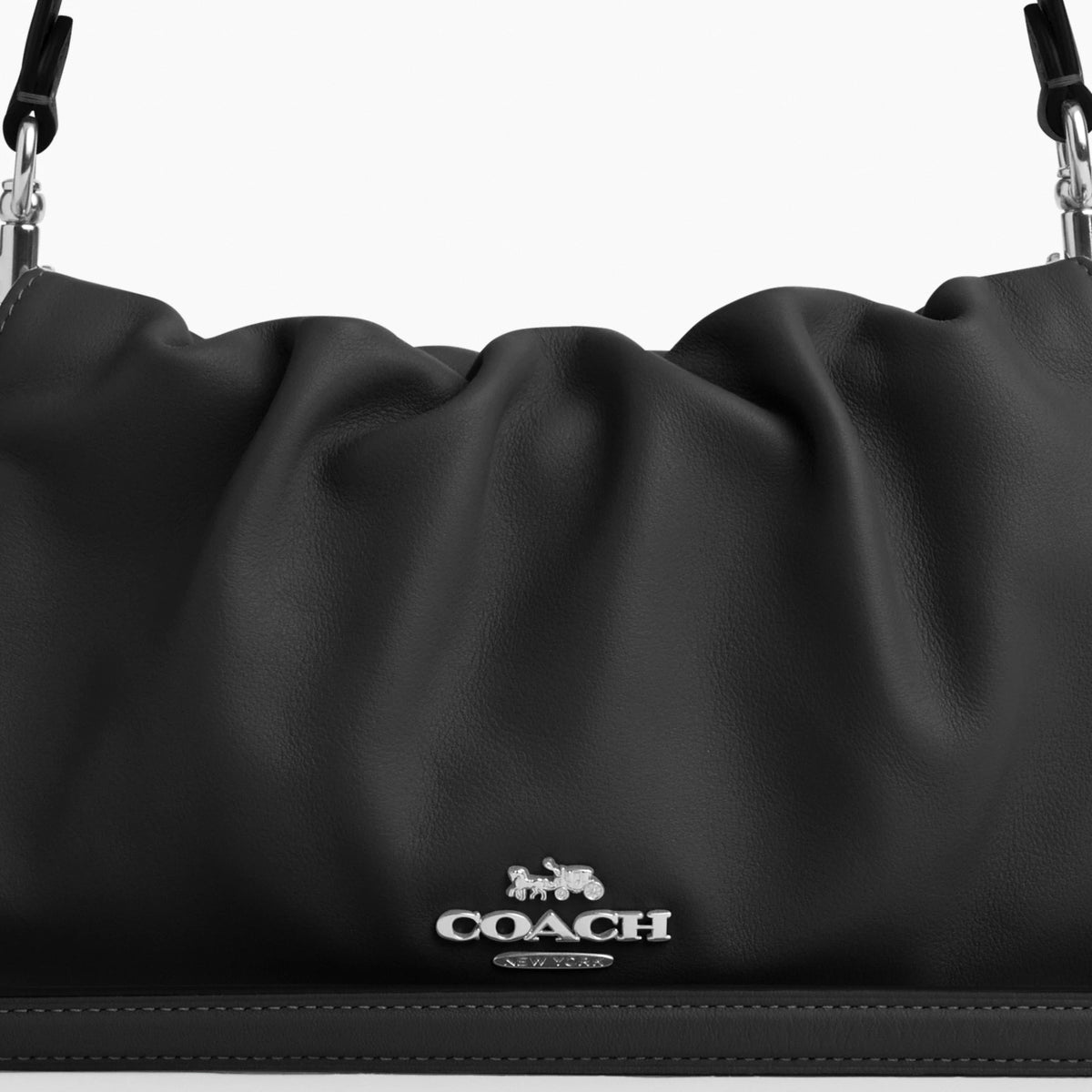 Coach Faye Shoulder Bag - Silver/Black
