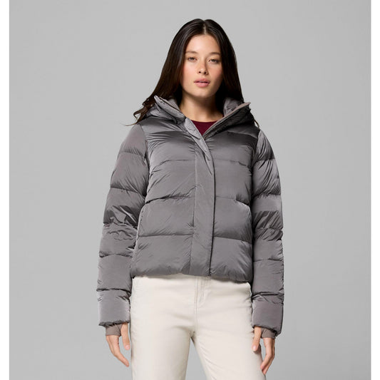 Columbia Women's Amaze Puff Hooded Jacket - Iron High Shine
