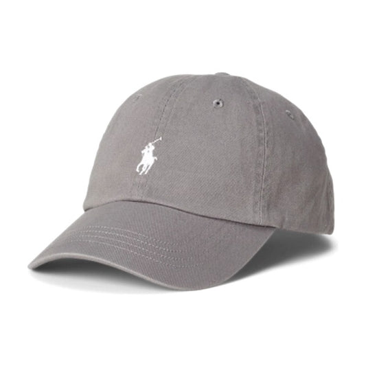 Polo Ralph Lauren The Iconic Cotton Chino Ball Cap - Perfect Grey/White