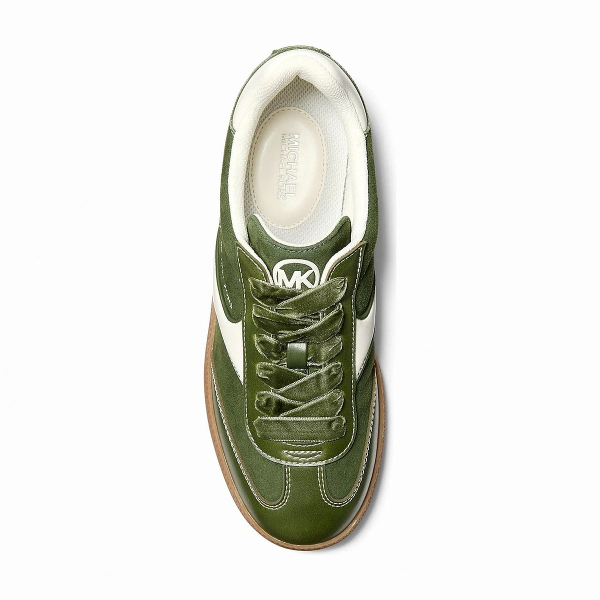 Michael Kors Sammy Microsuede Sneaker - AMAZON GREEN