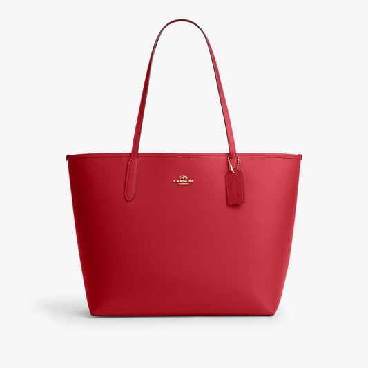 Coach City Tote Bag - Gold/Poppy