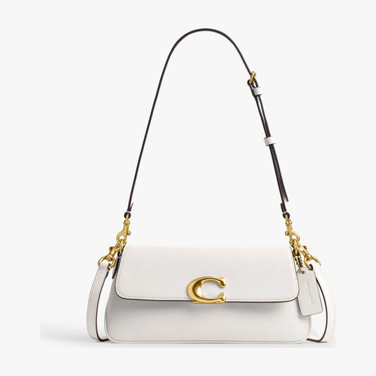 Coach Jet Shoulder Bag - Brass/Chalk
