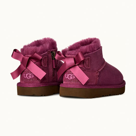 UGG Ultra Mini Bailey Bow - Dark Winterberry