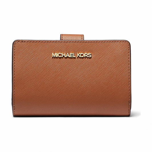 Michael Kors Medium Crossgrain Leather Wallet - LUGGAGE
