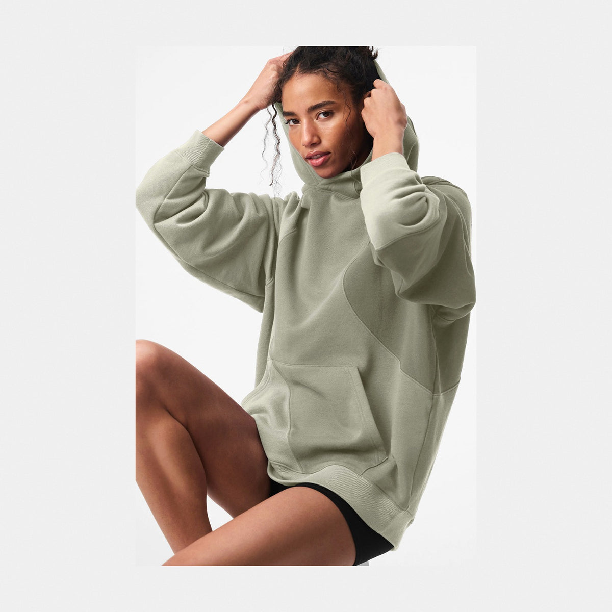 Alo Yoga Make Waves Hoodie - Limestone Tonal