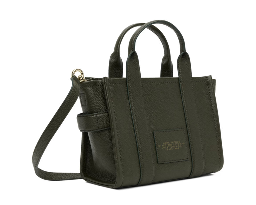 Marc Jacobs Small Leather Tote Bag Green