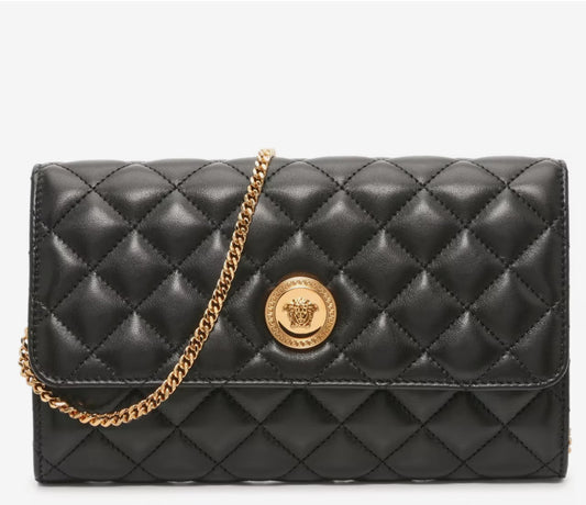 Versace Quilted Leather Clutch