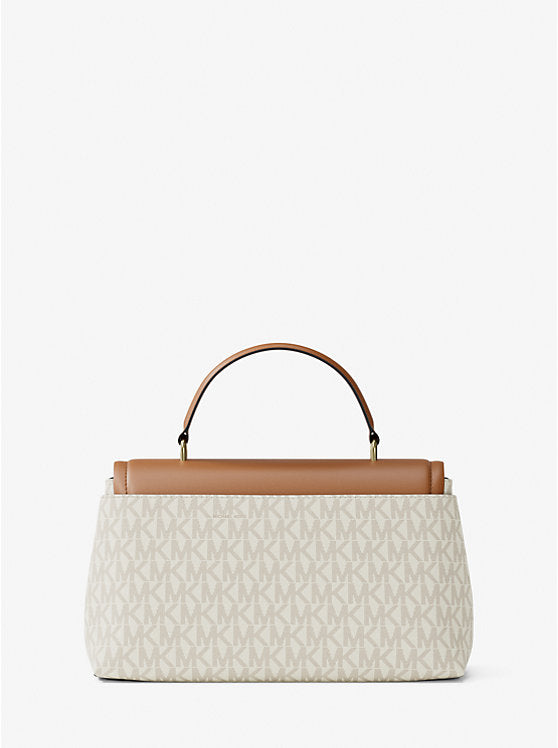 Michael Kors Tribeca Medium Signature Logo Satchel Bag