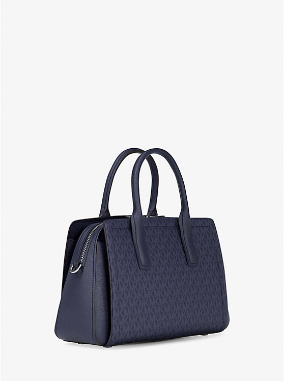 Michael Kors Laila Medium Signature Logo Satchel