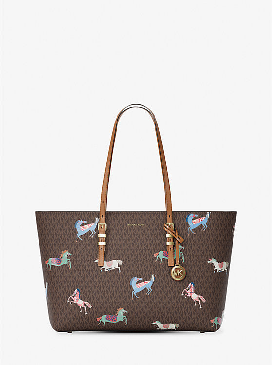 Michael Kors Quinn Large Signature Logo Tote Bag