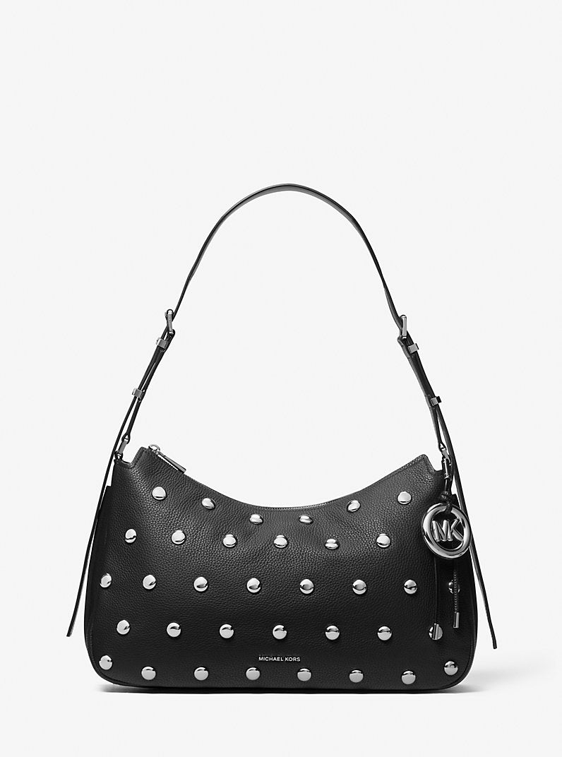 Michael Kors Nolita Medium Studded Leather Shoulder Bag