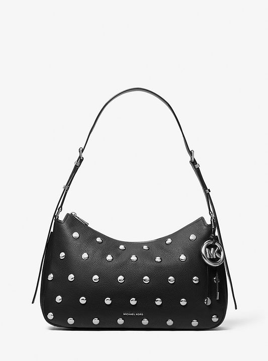 Michael Kors Nolita Medium Studded Leather Shoulder Bag