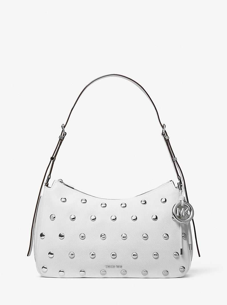 Michael Kors Nolita Medium Studded Leather Shoulder Bag