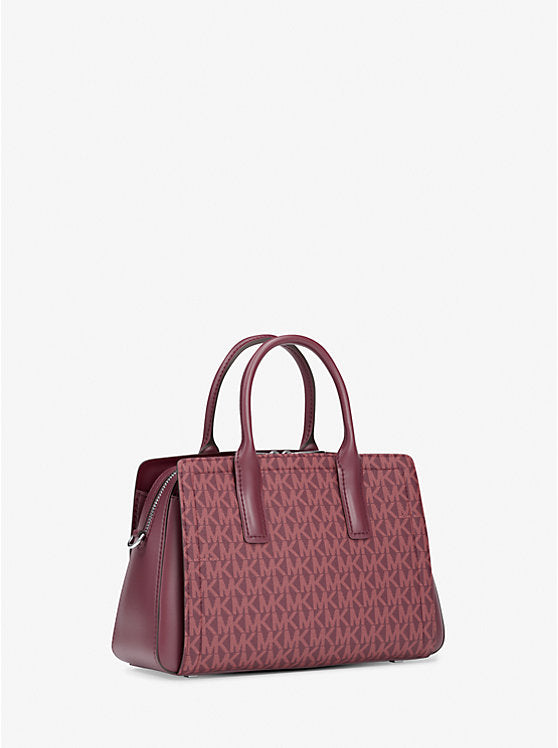 Michael Kors Laila Medium Signature Logo Satchel