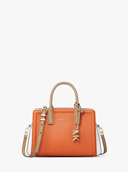 Michael Kors Laila Extra-Small Color-Block Leather Crossbody Bag