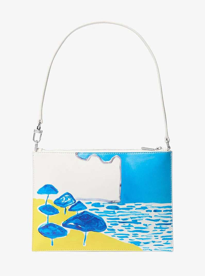 Michael Kors Michael Kors X Christina Zimpel Jet Set Extra-Large Convertible Wristlet-MILOS BLUE
