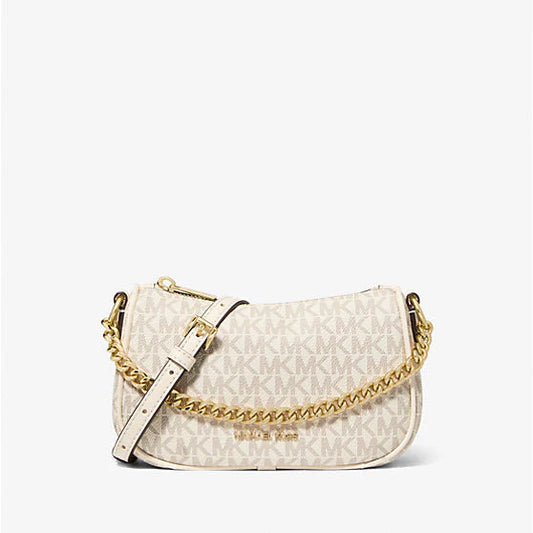 Michael Kors Carmela Small Signature Logo Convertible Crossbody Bag