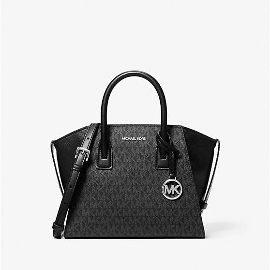 Michael Kors Avril Small Signature Logo Satchel Bag