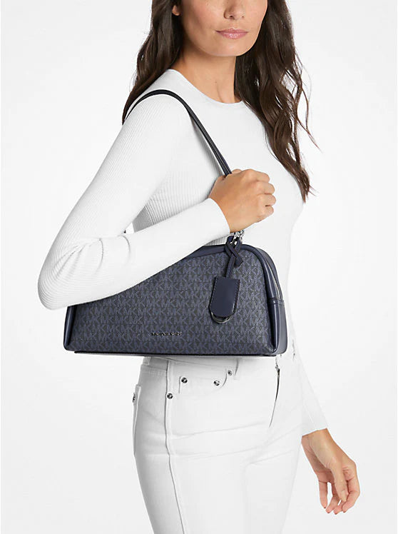 Michael Kors Cecily Medium Suede Shoulder Bag