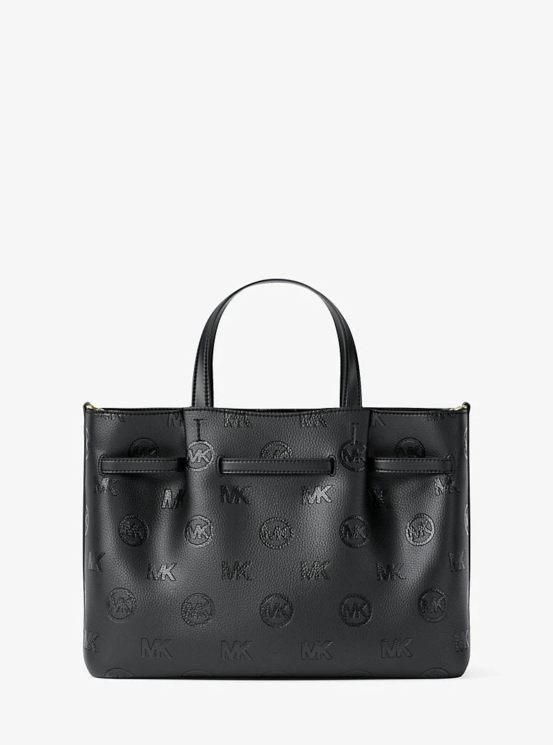 Michael Kors Carson Medium Logo Debossed Satchel Bag