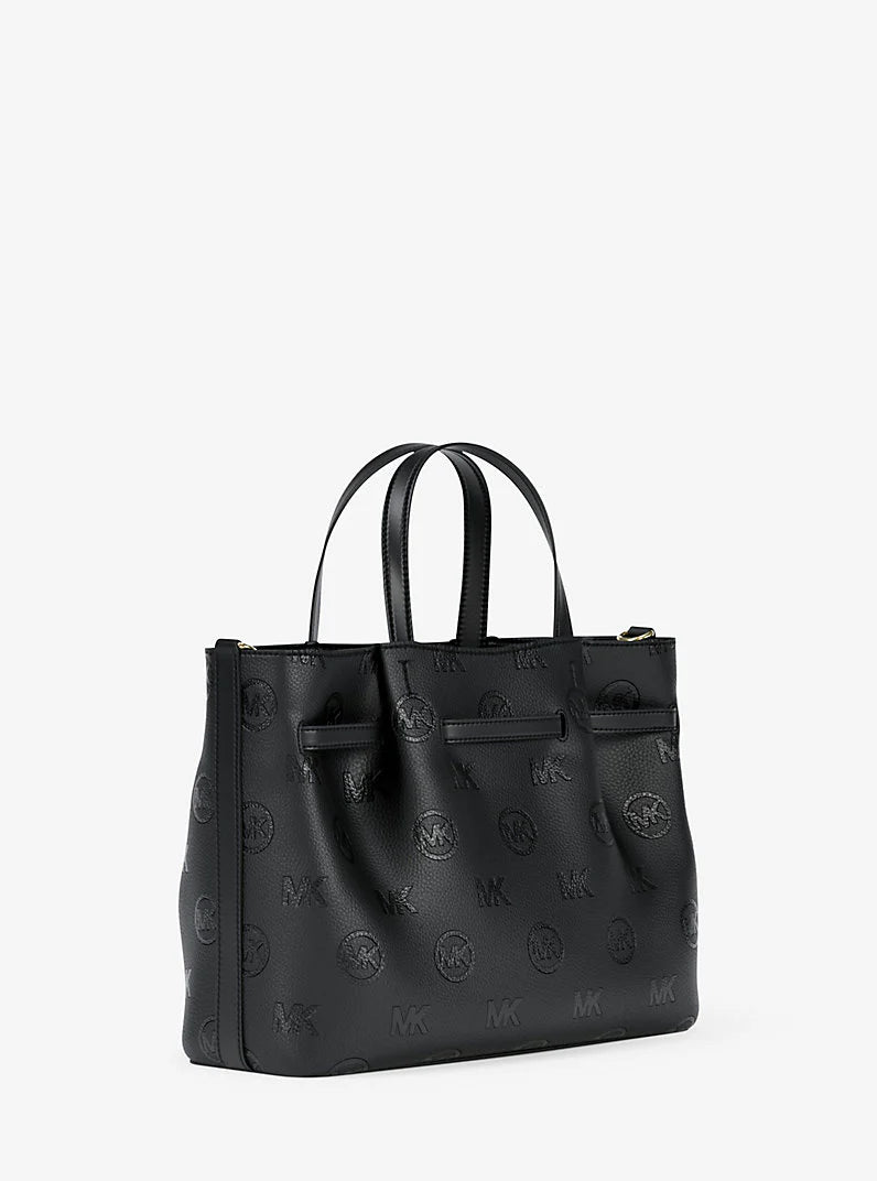 Michael Kors Carson Medium Logo Debossed Satchel Bag