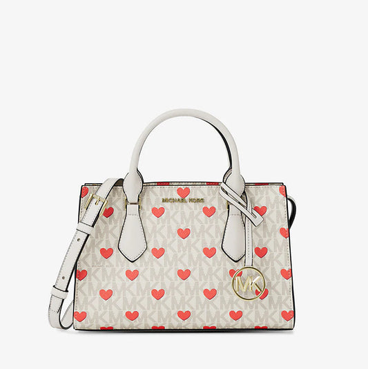 Michael Kors Sheila Small Embellished Signature Logo Satchel Bag