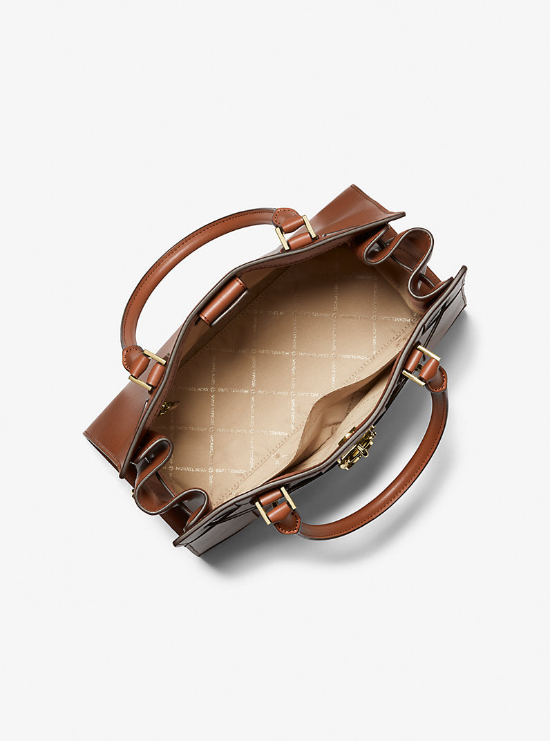 Michael Kors Hamilton Medium Logo Satchel Bag