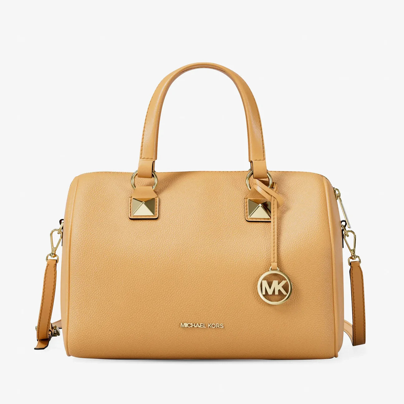 Michael Kors Grayson Medium Pebbled Leather Duffel Bag