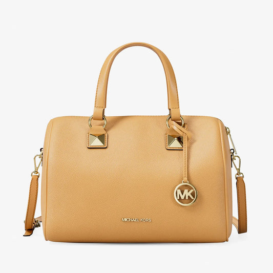 Michael Kors Grayson Medium Pebbled Leather Duffel Bag