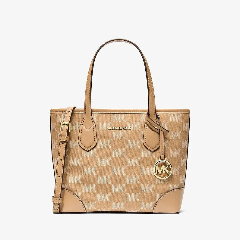 Michael Kors Eva Extra-Small Logo Jacquard Convertible Tote Bag