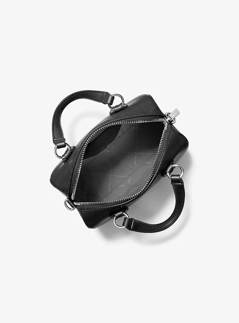 Michael Kors Grayson Small Pebbled Leather Duffel Crossbody Bag