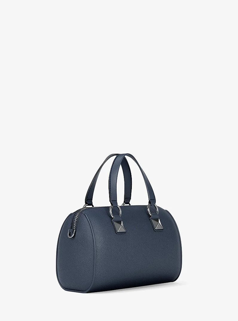 Michael Kors Grayson Small Pebbled Leather Duffel Crossbody Bag