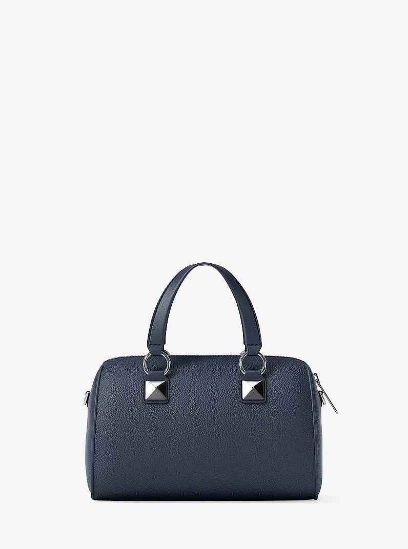 Michael Kors Grayson Small Pebbled Leather Duffel Crossbody Bag