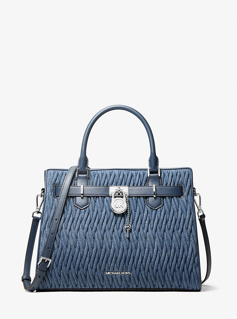 Michael Kors Hamilton Medium Matelassé Satchel