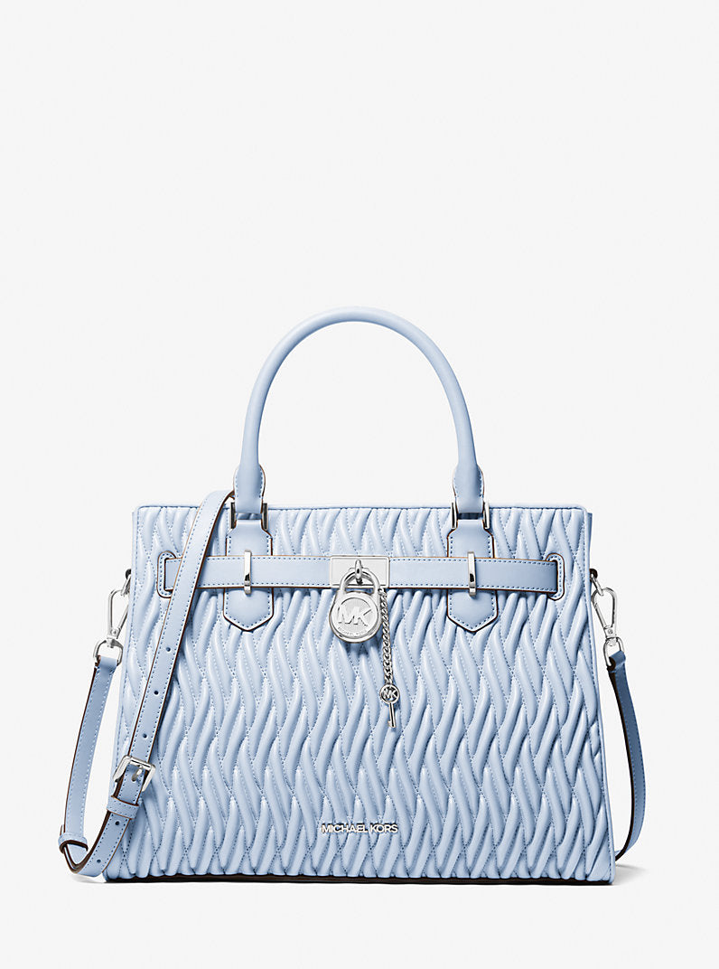 Michael Kors Hamilton Medium Matelassé Satchel