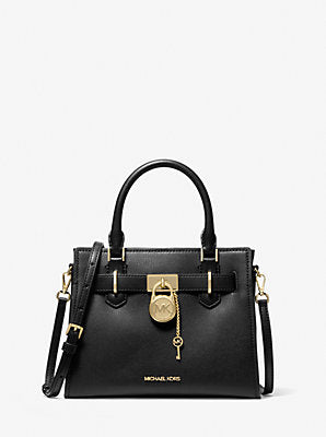 Michael Kors Hamilton Small Leather Satchel Bag