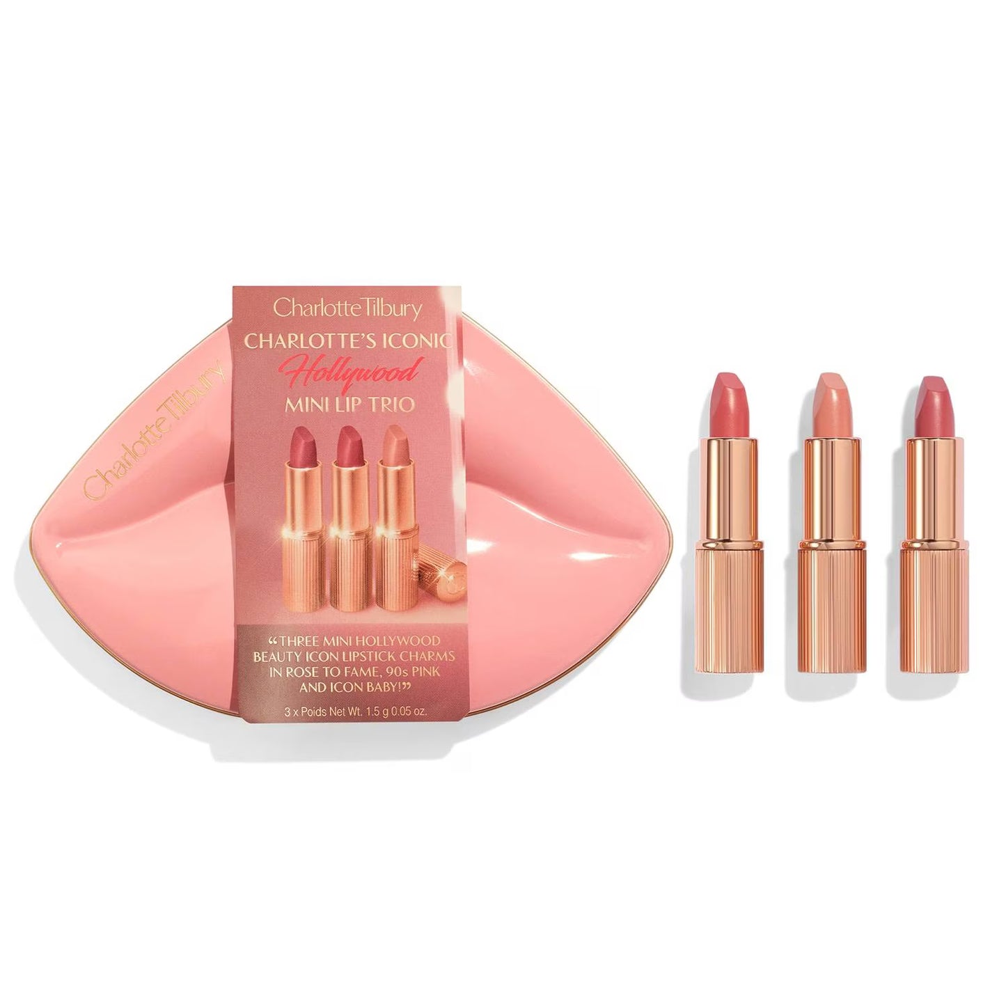 Charlotte Tilbury Hollywood Iconic Mini Lip Trio Gift Set